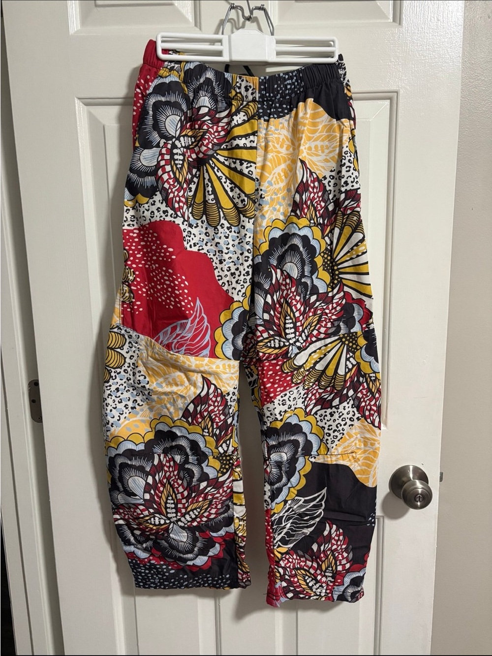 Free People Game Day Patchwork Wide-Leg Track Pants - Picture 5 of 9